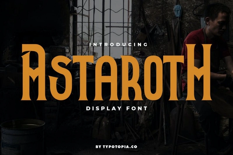 Astaroth Medieval Display Font