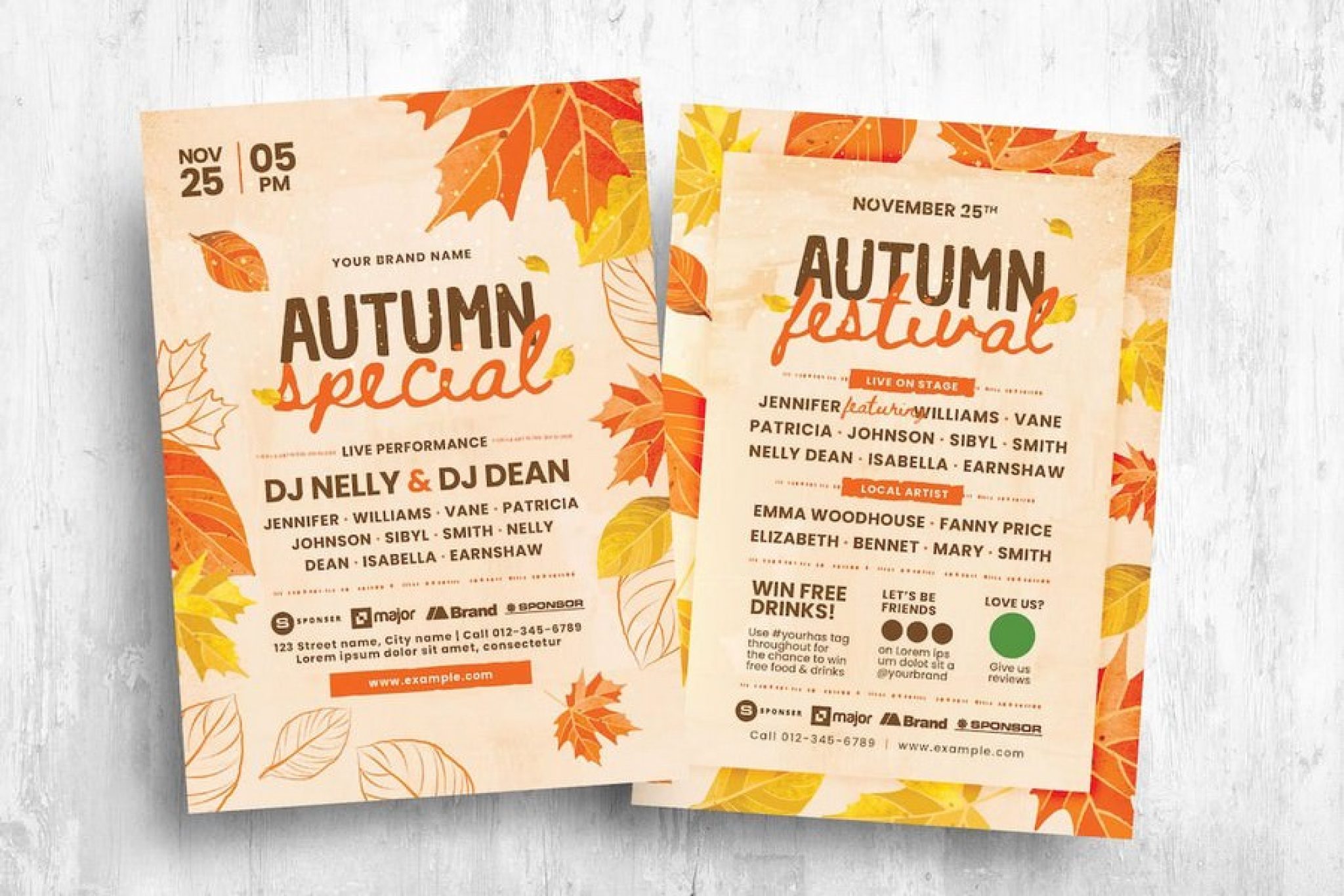 20 Best Autumn Flyer Templates Designs 2023 - Templatefor