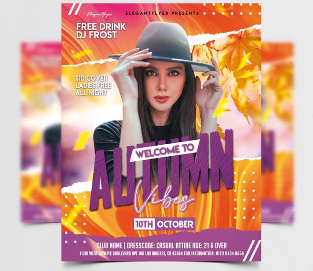 Autumn Vibes – Free Flyer PSD Template