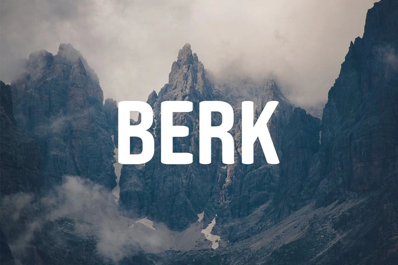 BERK - Unique Display Headline Typeface