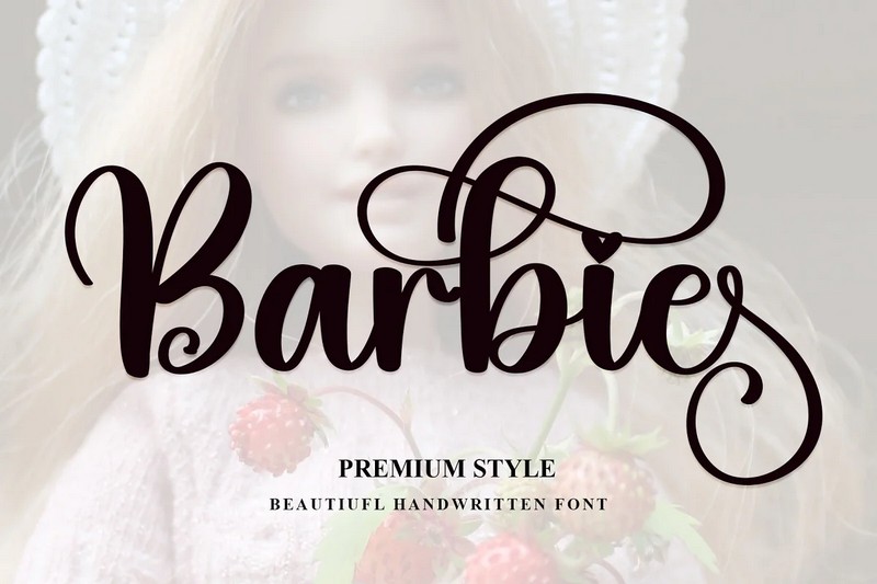 Barbie - Handwritten font
