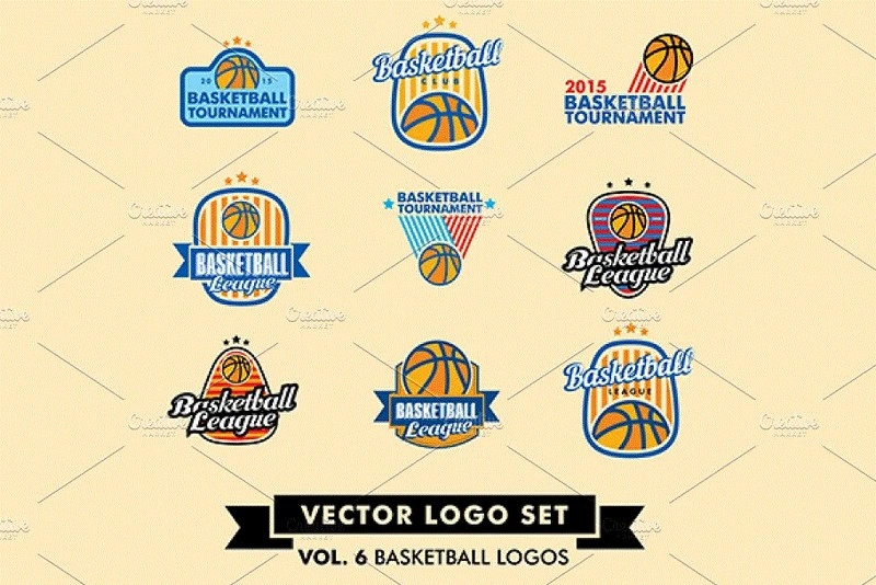 Basketball Logo Set