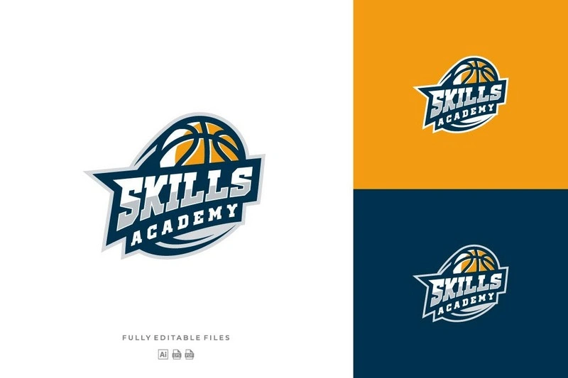 Basketball Sport Logo Template