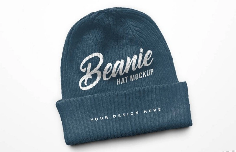 Beanie Winter Hat Mockup