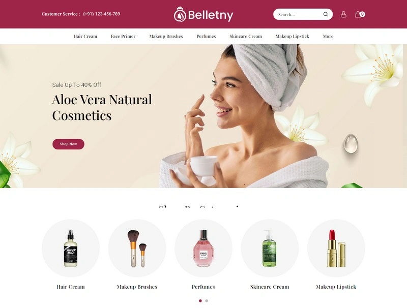 Belletny - Beauty OpenCart Responsive Theme