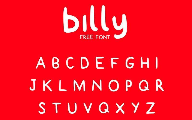 Billy Typeface (free)