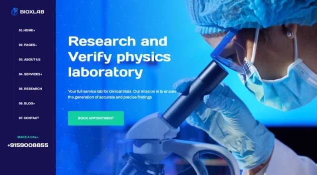 Laboratory Website Templates