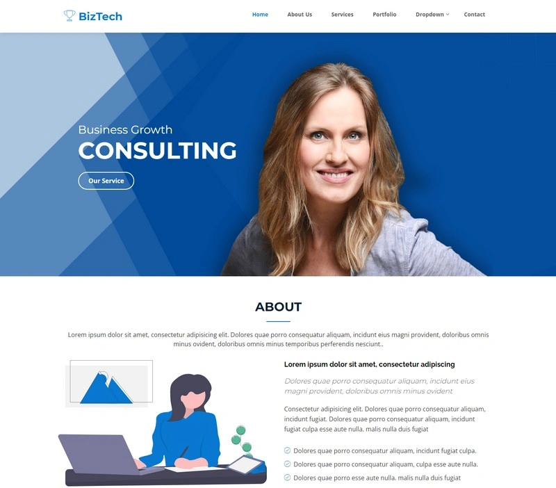 BizTech Consulting Template