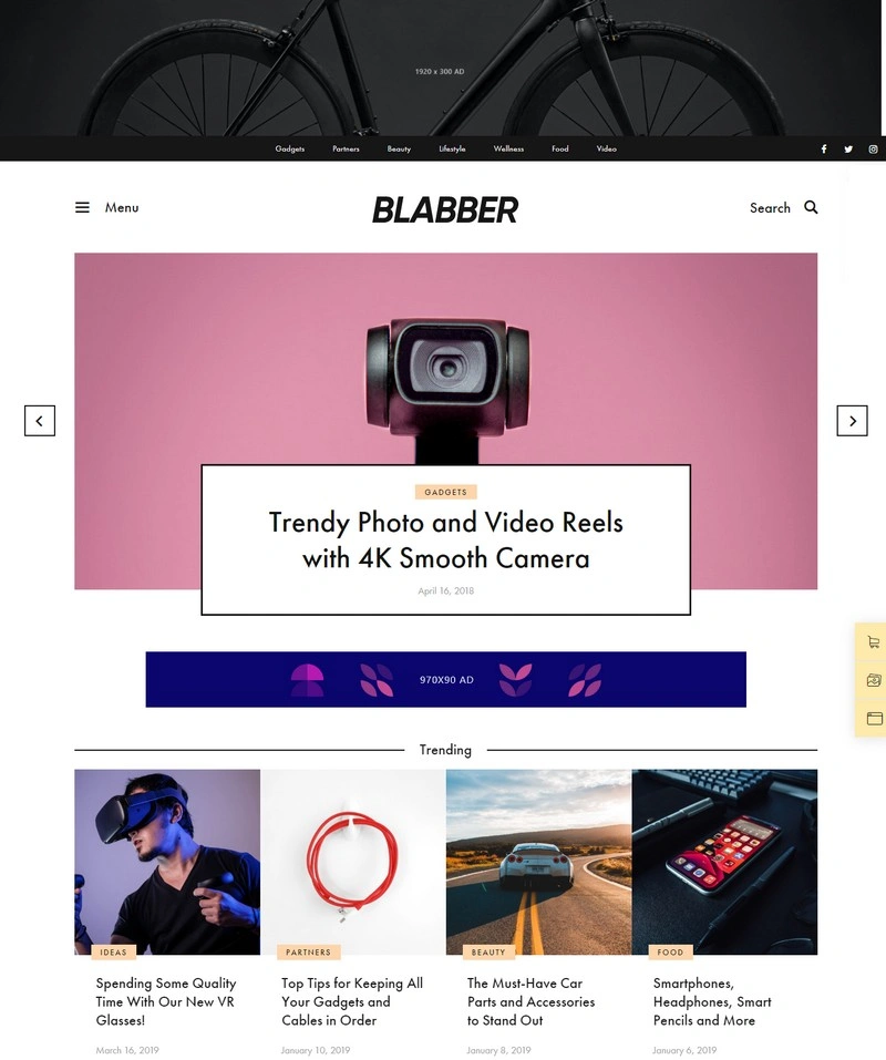 Blabber WordPress Theme