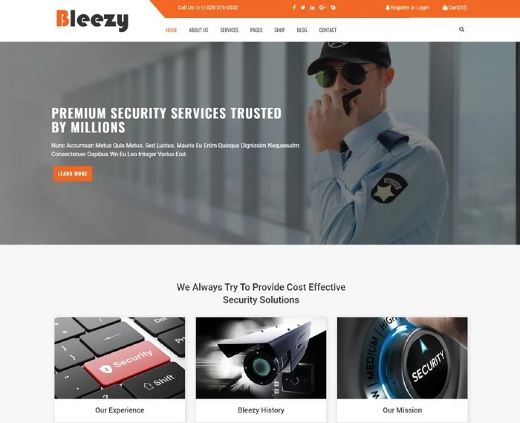 Bleezy - Security Company