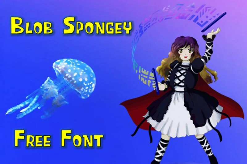 Blob Spongey Font