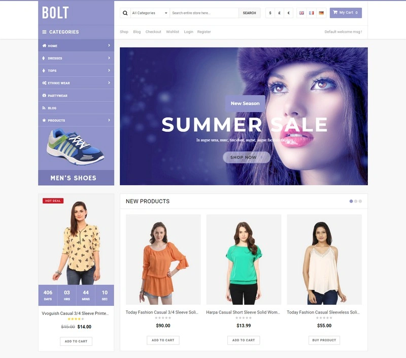 Bolt - Fashion Store WooCommerce WordPress Theme