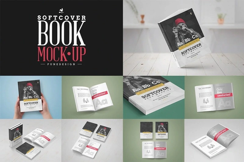 Book Mock-Up Softcover Edition