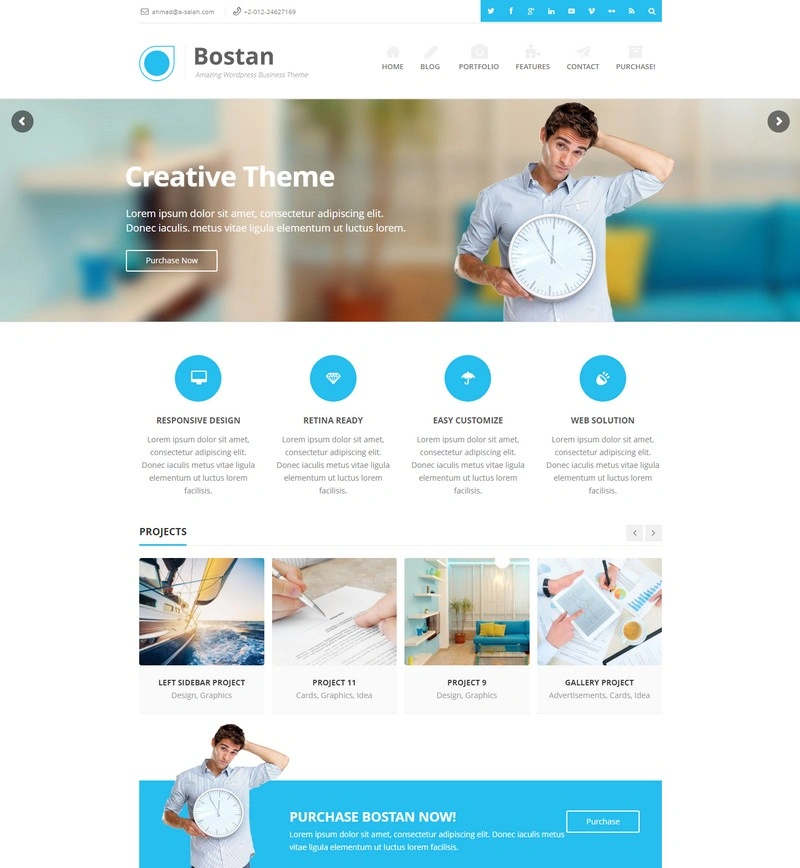 Bostan Business PHP Theme