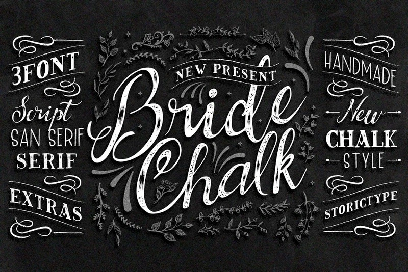 BrideChalk Typeface