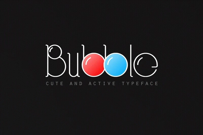 Bubble Typeface