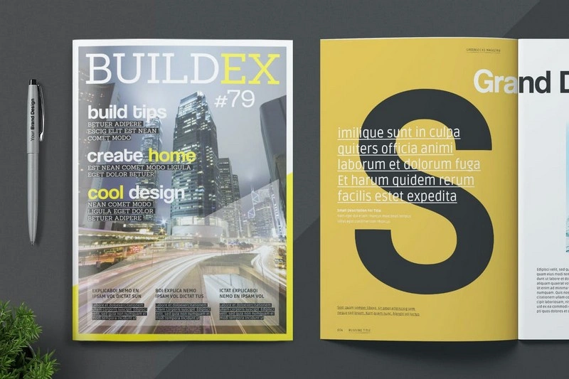 Buildex Magazine Template