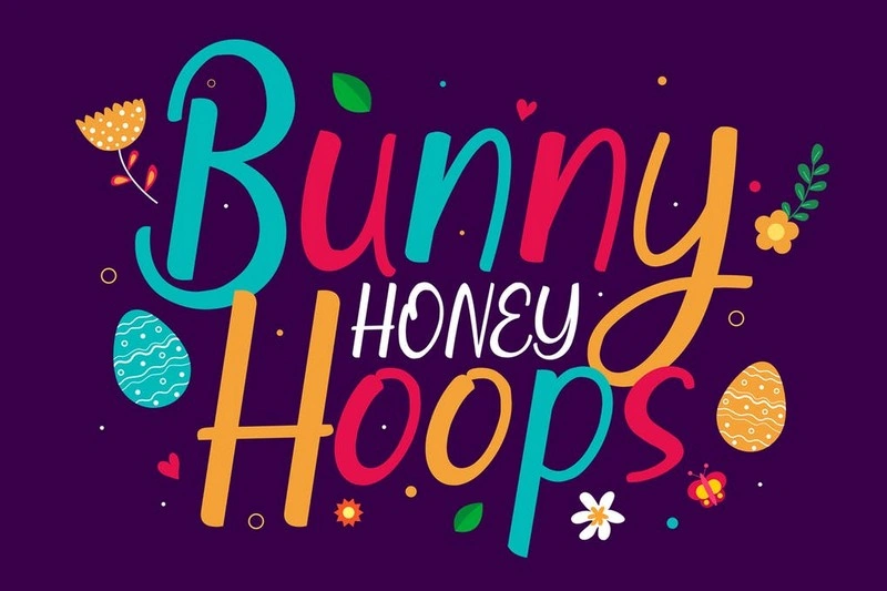 Bunny Hoops - Playful Easter Font