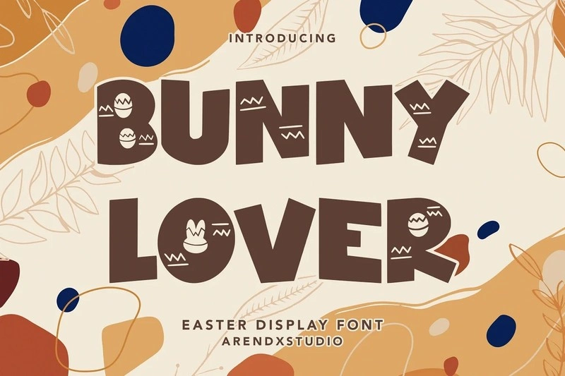 Bunny Lover - Easter Display Font