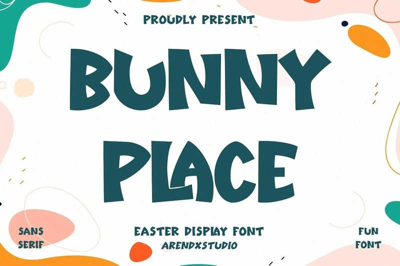 Bunny Place - Easter Display Font