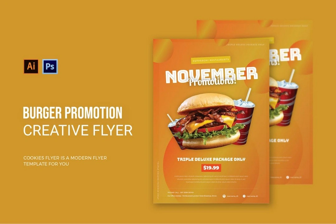 Burger Promotion - Flyer
