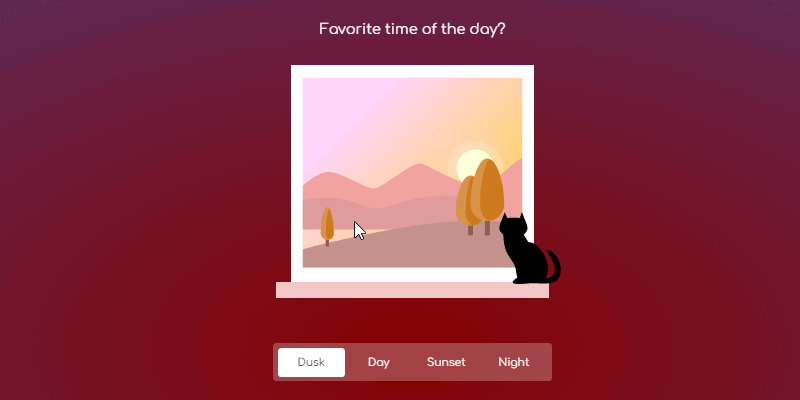 CSS Animation Time of Day