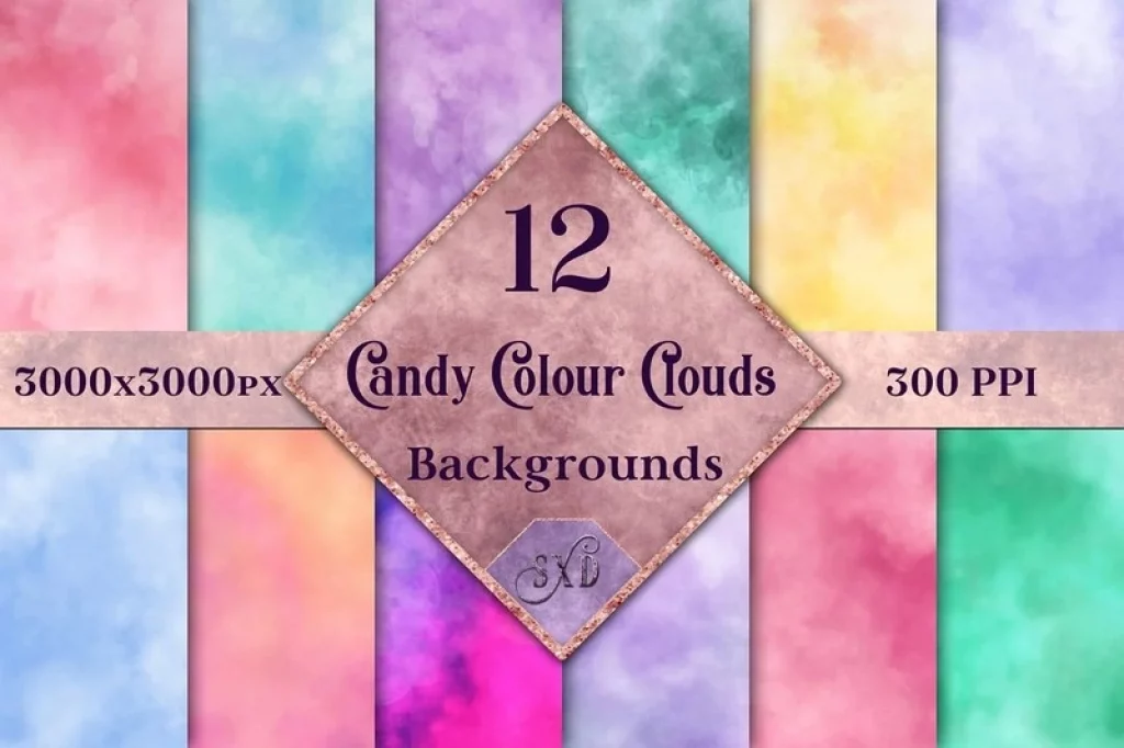 Candy Colour Clouds 