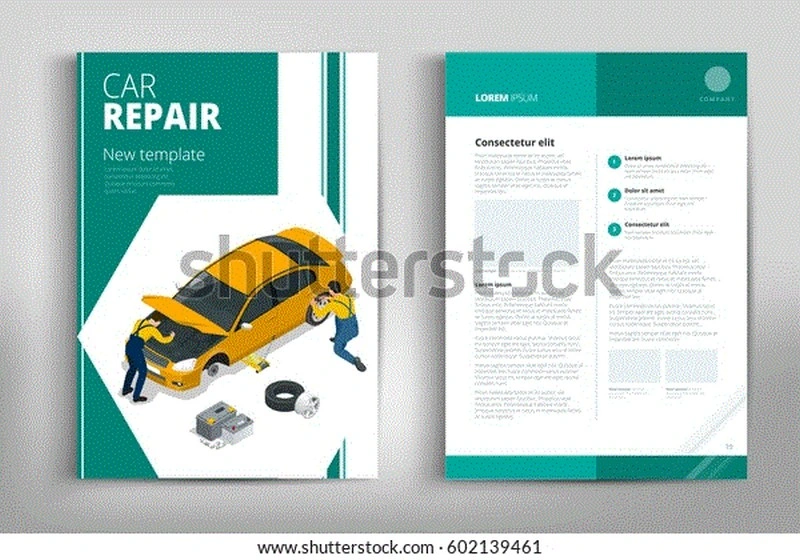 Car Repair Brochure Design