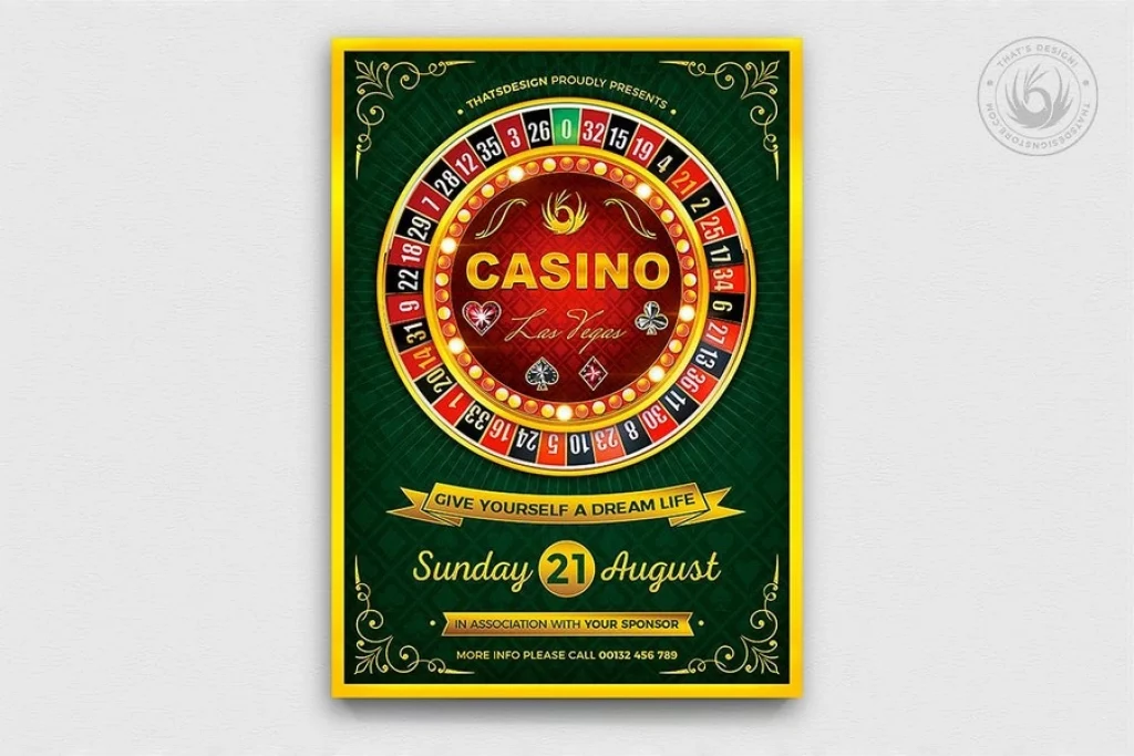 Casino Flyer Template