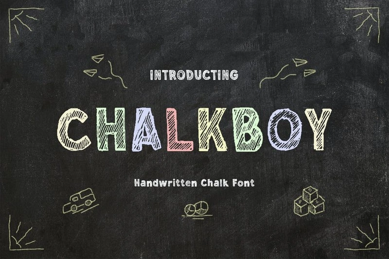 Chalkboy – Handwritten Chalk Font