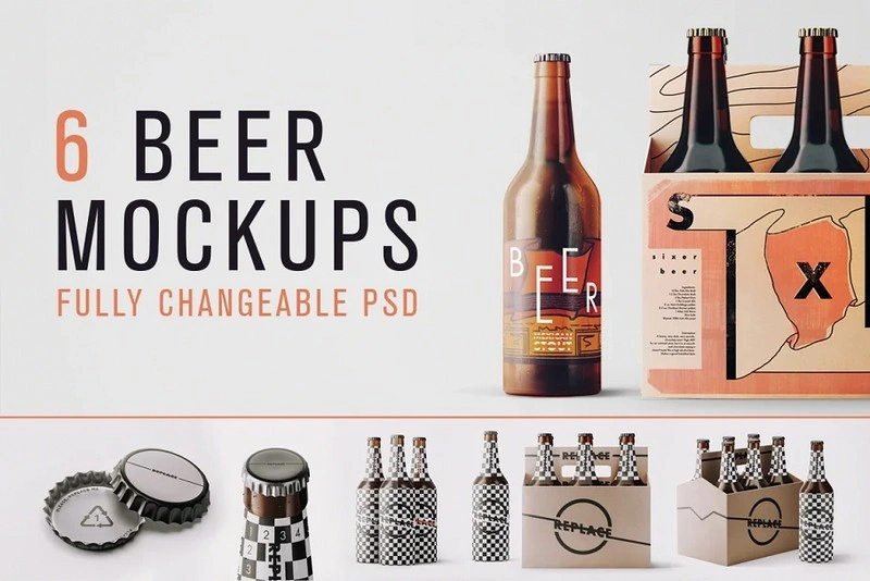 Changeable Beer Bundle Mockups