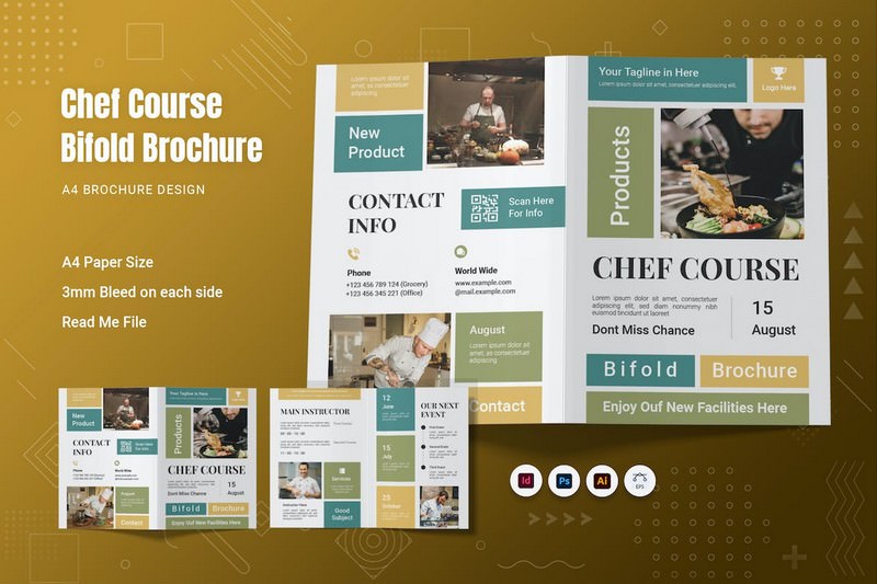 Chef Course Bifold Brochure