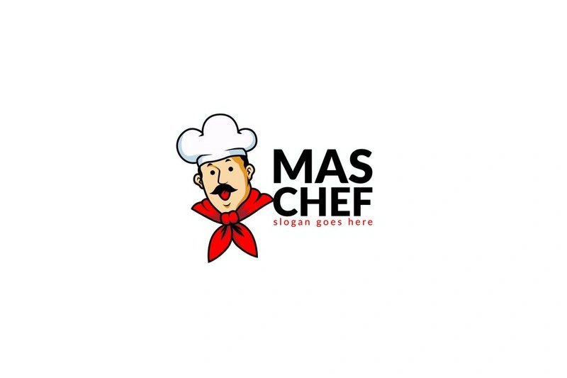 Chief Food Restaurant Logo