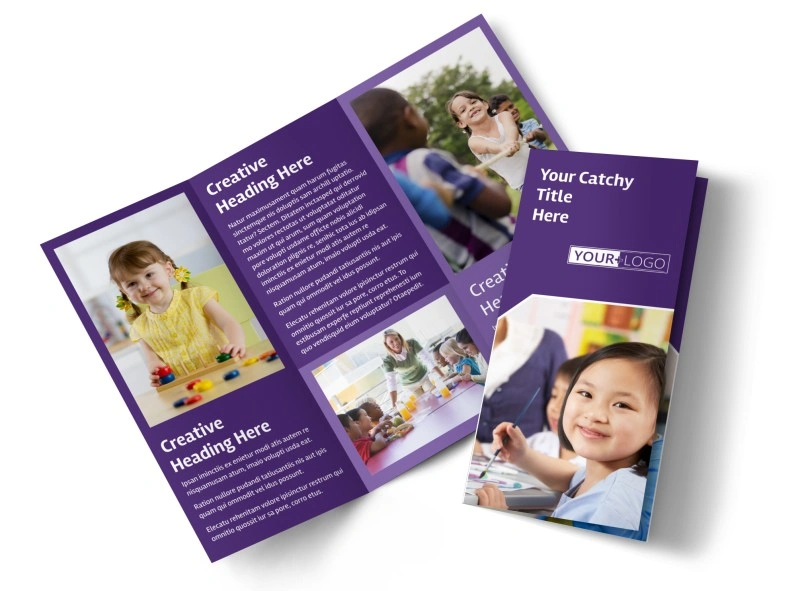 Child Care Center Brochure Template