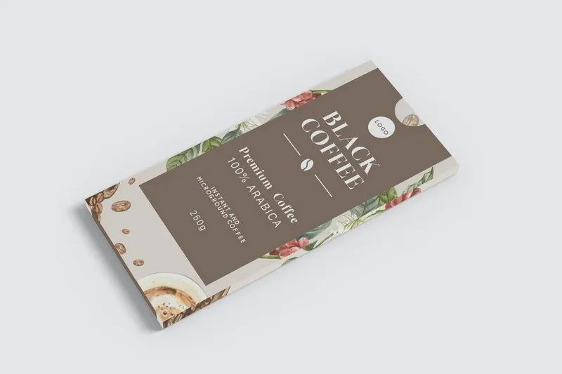 Chocolate Packaging Box Mockup Vol 1.2