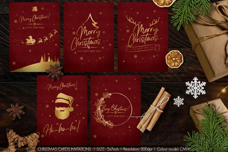 Christmas Cards Invitations