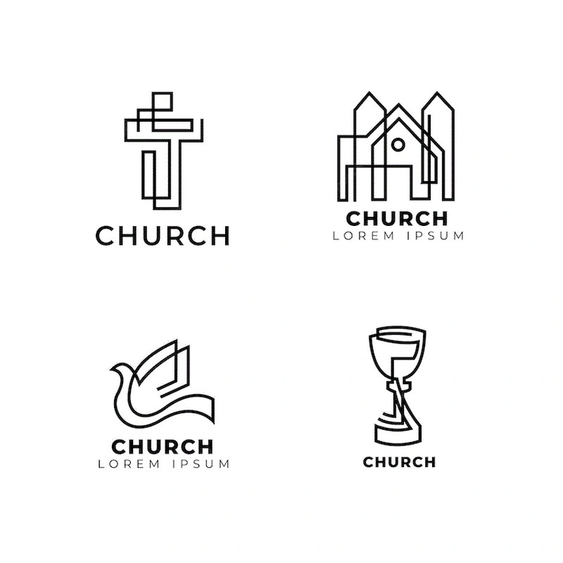 Church Logo Template Collection Free