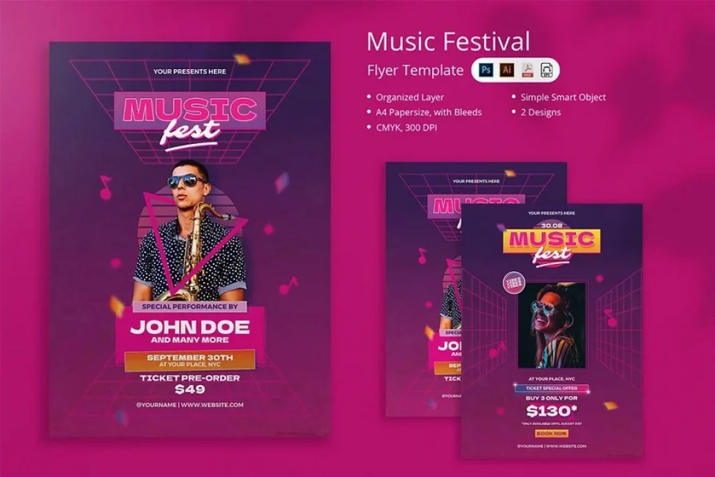 Cime - Music Festival Flyer