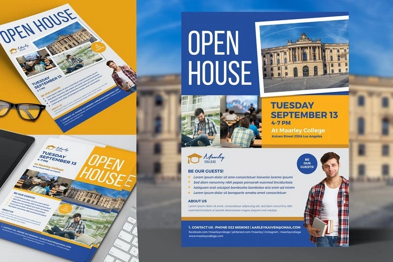 College Open House Flyer