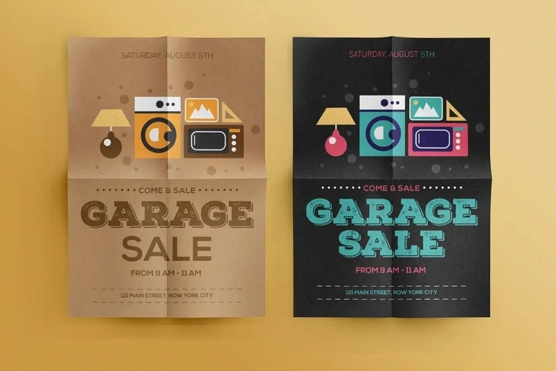 Come & Sale Garage Sale Flyer