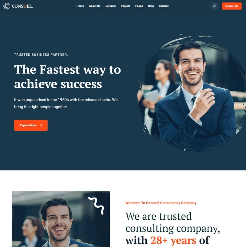 Consoel - Consulting Business React Template