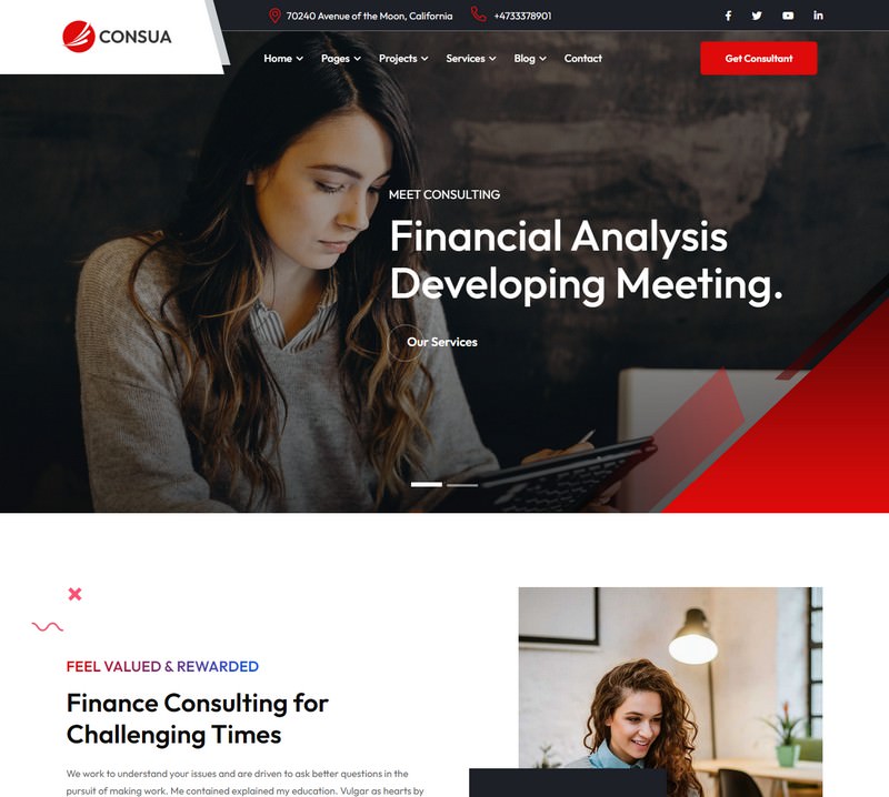 Consua - Consulting Business HTML Template
