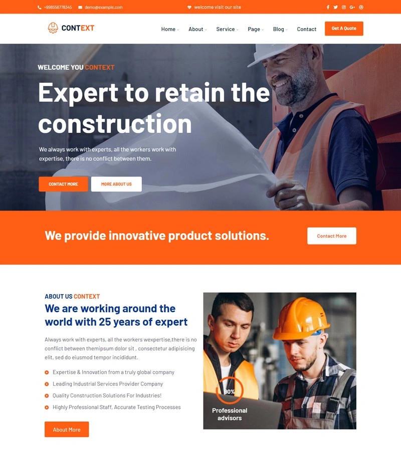 Context Business PHP Theme