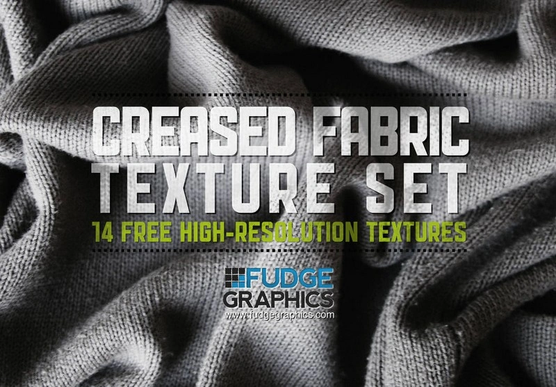 Creased Fabric Textures Set