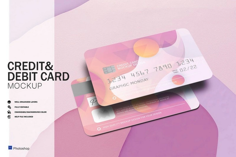 Credit & Debit Card Mockups