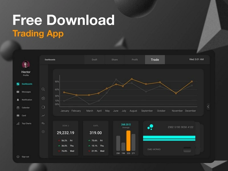 Dashboard Interface Free Download