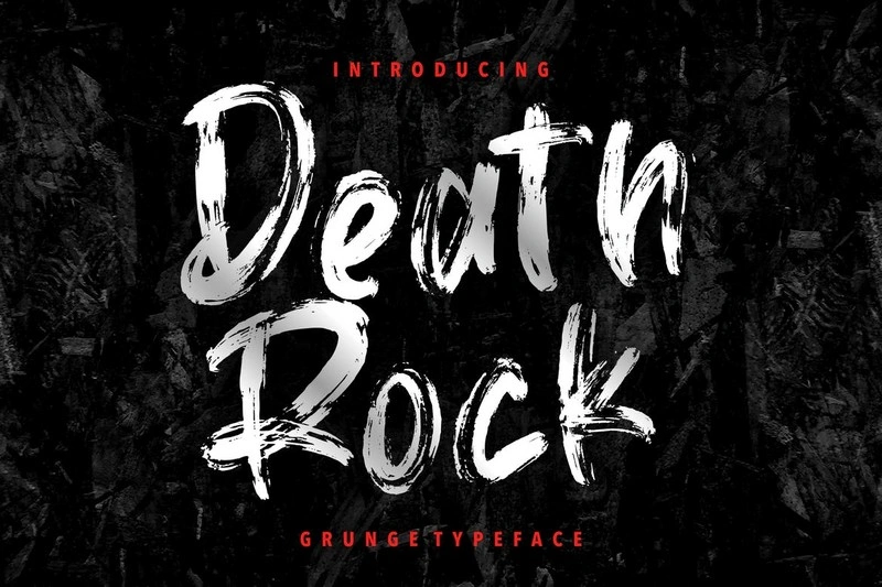 Death Rock Grunge Business Font