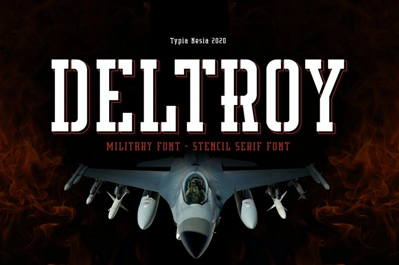 Deltory - Military Font