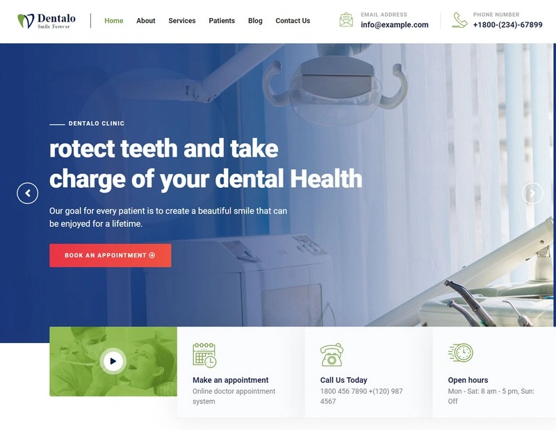 Dentalo - Medical Health & Dental WordPress Theme