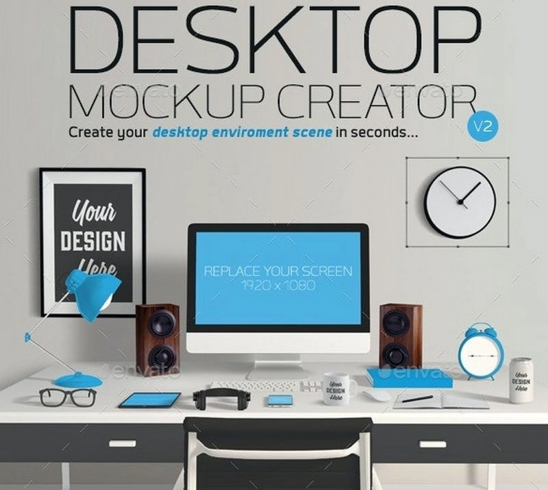 Desktop Mockup Creator V2